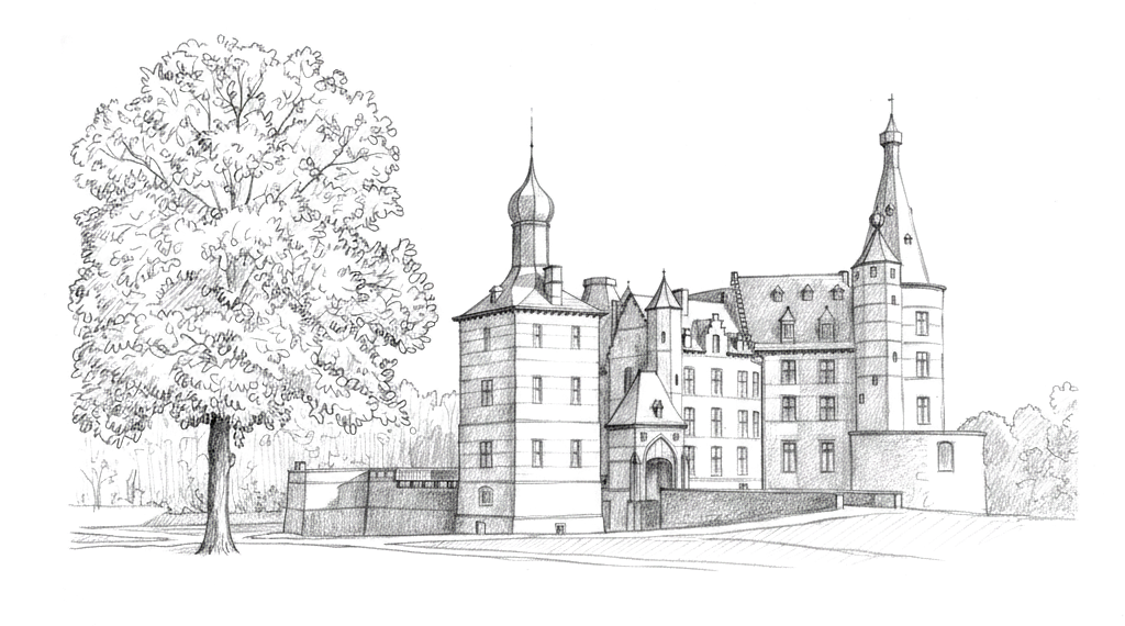 Zeichnung Schloss Merode